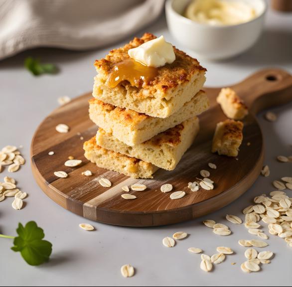 Flapjacks mit Zuckersirup