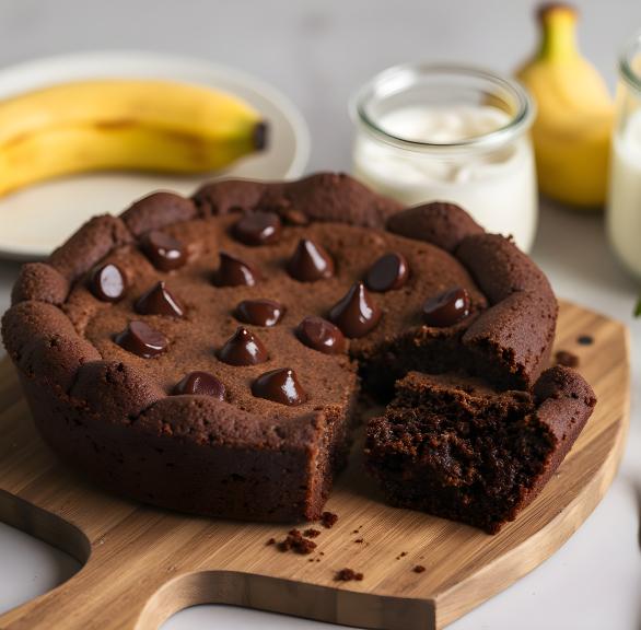 Saftiger Bananen-Brownie-Kuchen