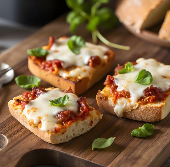 Airfryer Chorizo-Mozzarella-Brot
