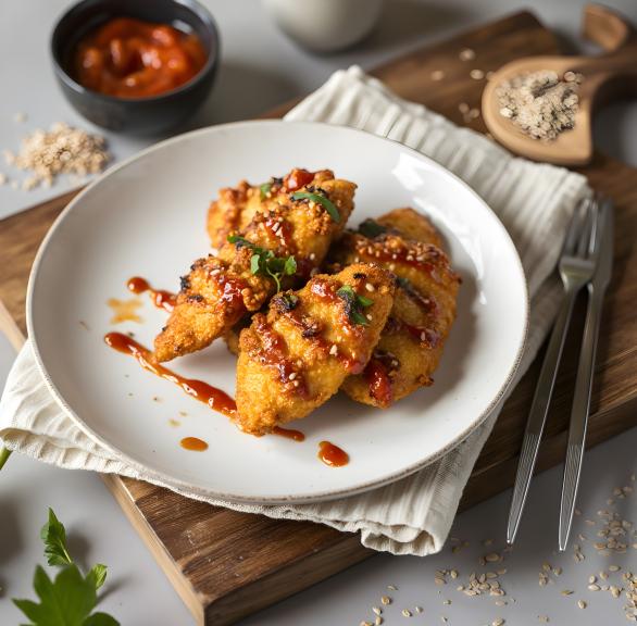 Knuspriges Sesamhähnchen