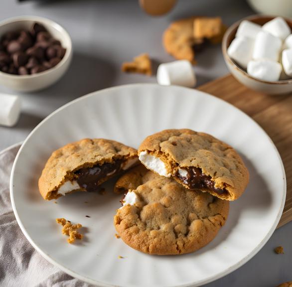 Airfryer S'mores Cookies