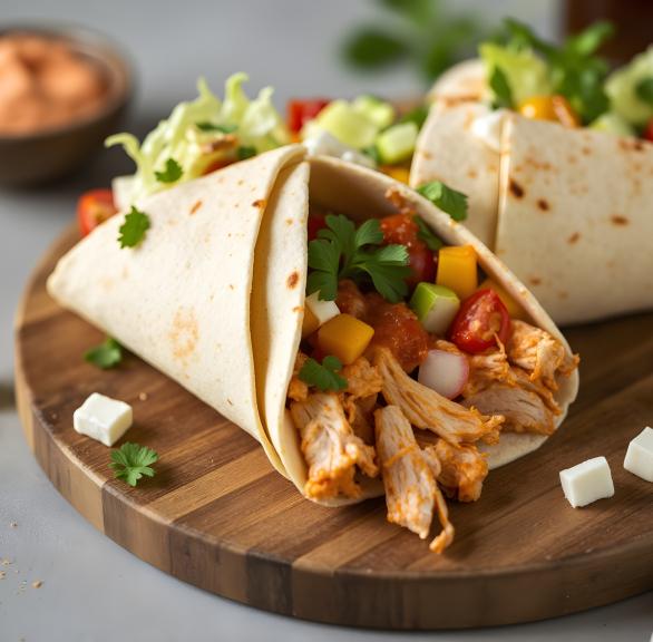 Buffalo Chicken Airfryer Chalupas