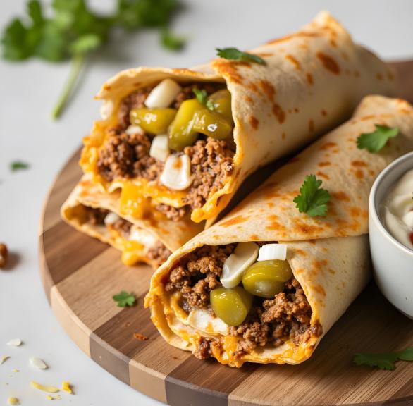 Knusprige Big-Mac-Wraps