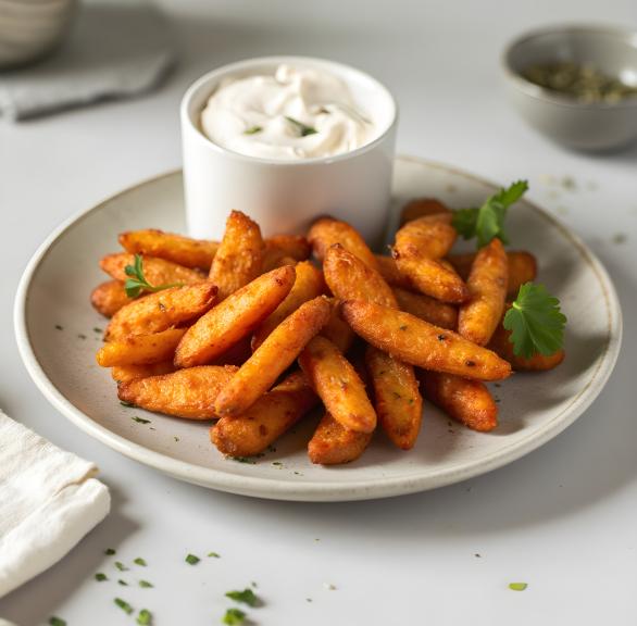 Knusprige Karottenpommes aus dem Airfryer