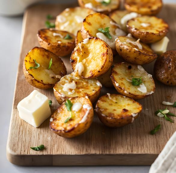 Knusprige Knoblauch-Parmesan-Kartoffeln