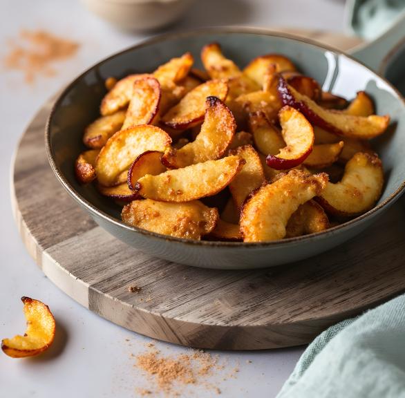 Knusprige Apfelschalen-Chips