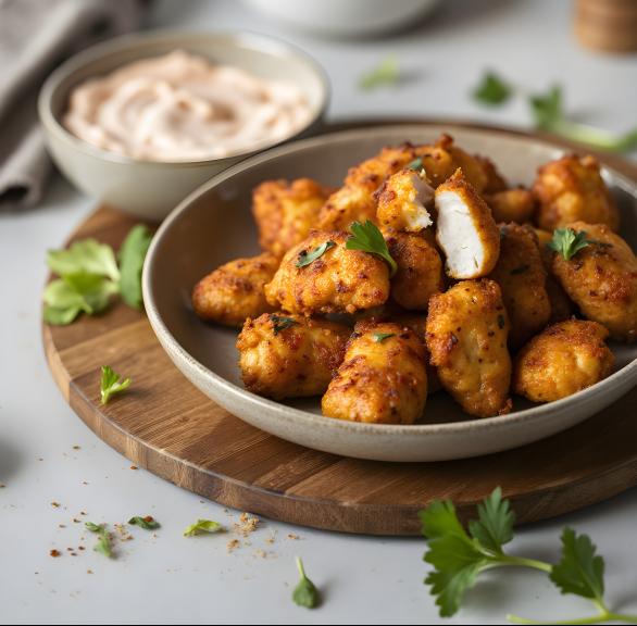 Saftiges Hähnchenfilet aus der Heißluftfritteuse