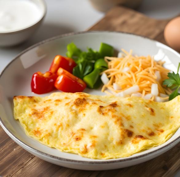 Schnelles Airfryer-Omelett
