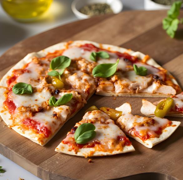 Airfryer Fajita-Style Hähnchen-Pizza