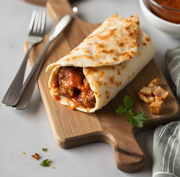 Crunchy Airfryer Çiğ Köfte Wrap