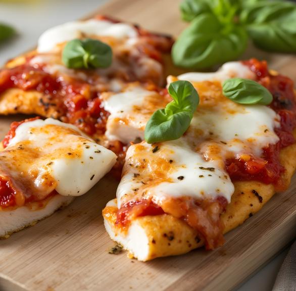 Hähnchenbrust Pizza-Style