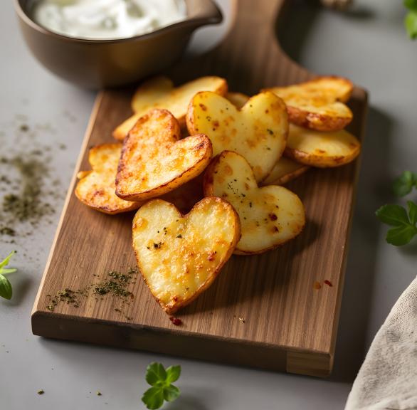 Airfryer Herz-Kartoffeln
