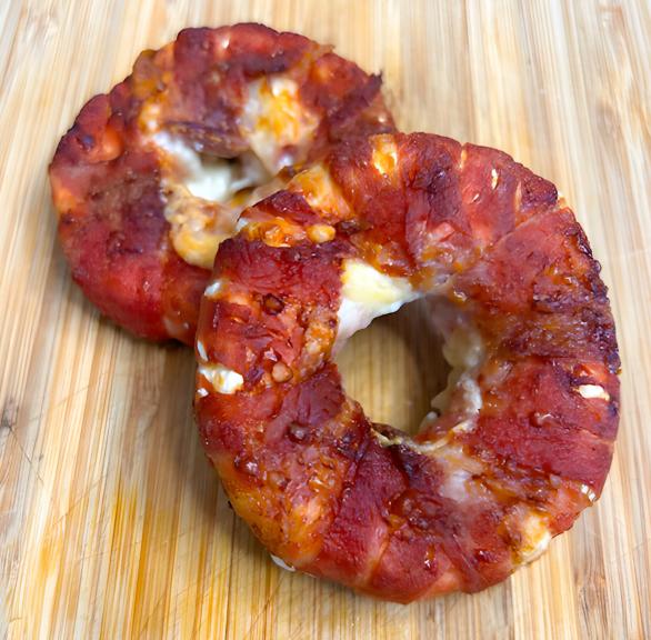 Camembert-Bacon-Ringe