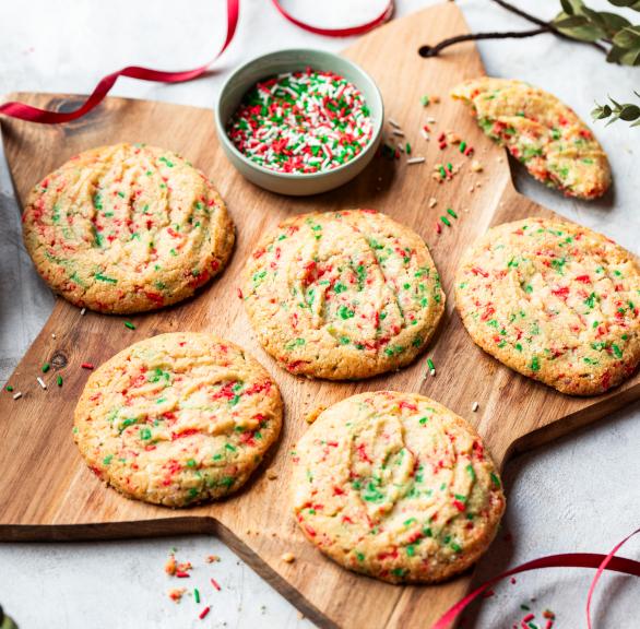 Christmas Cookies mit Streuseln