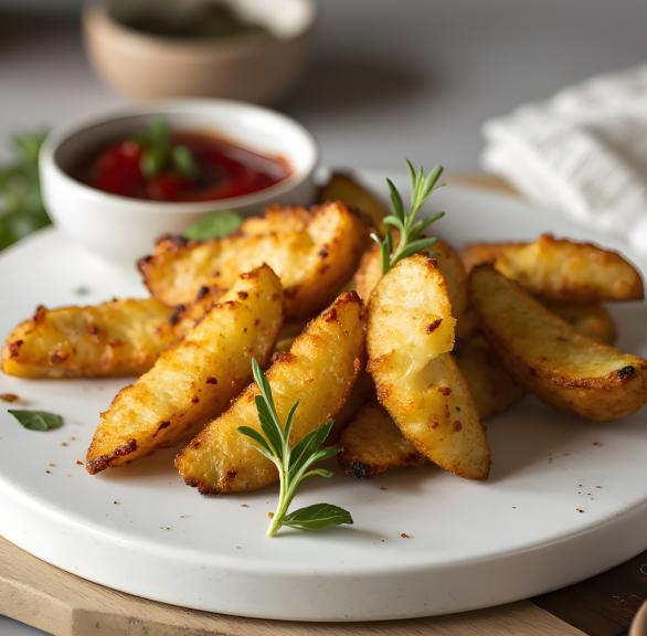 Crispy Airfryer Kartoffel-Wedges