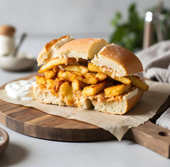 Pommes-Chips-Sandwich