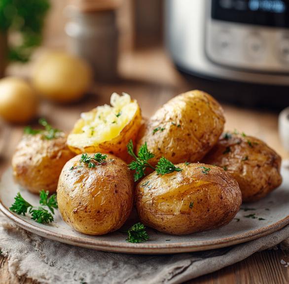 Rohe Kartoffeln im Airfryer