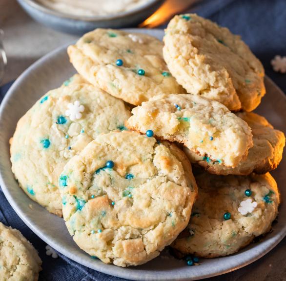 Schneesturm-Cookies mit Philadelphia