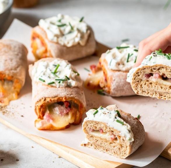 Handbrot mit Merhkornbrötchen Airfryer