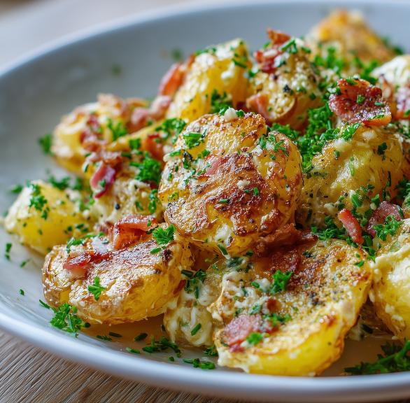 Knuspriger Kartoffelsalat