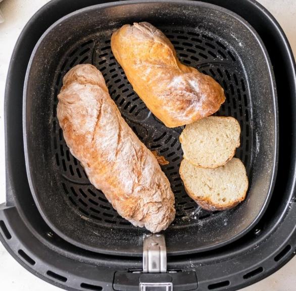 Schnelles Protein-Baguette Airfryer