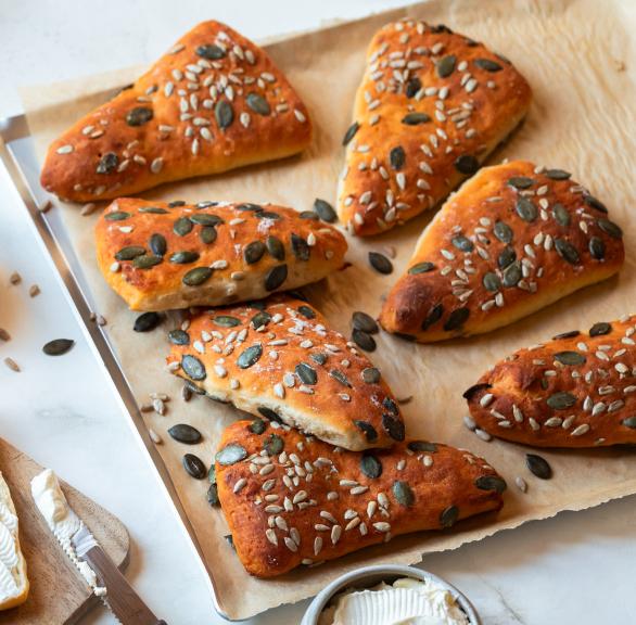 4-Zutaten-Dinkelecken