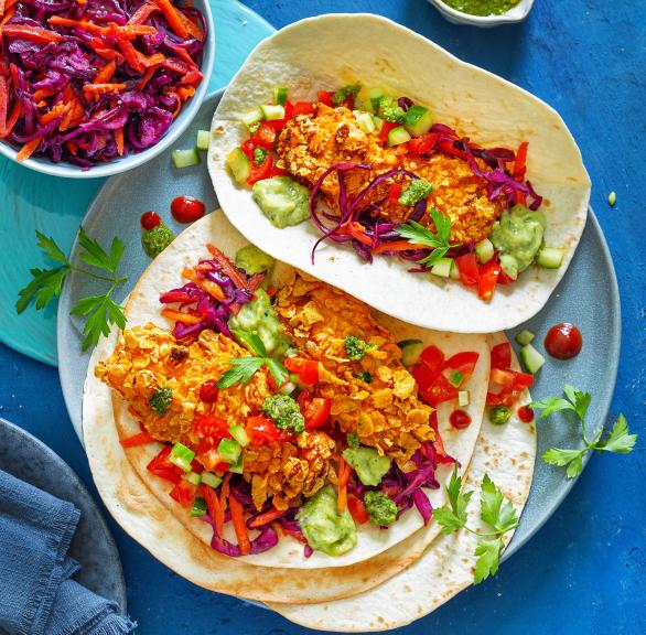 Crispy Chicken Tender Wraps