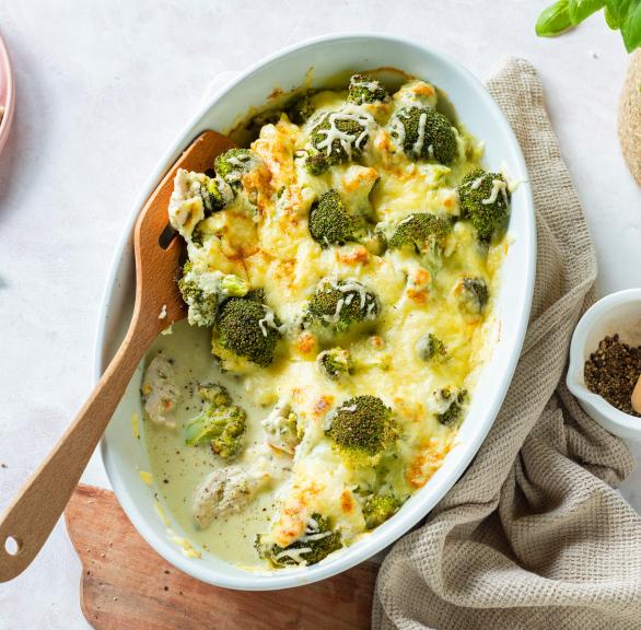 Hähnchen-Brokkoli-Auflauf