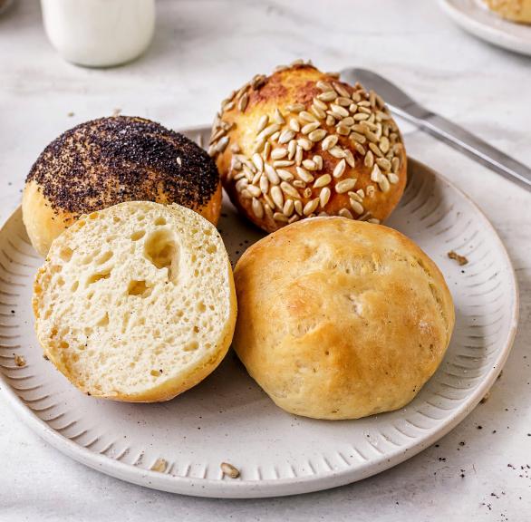 Protein-Sonntagsbrötchen
