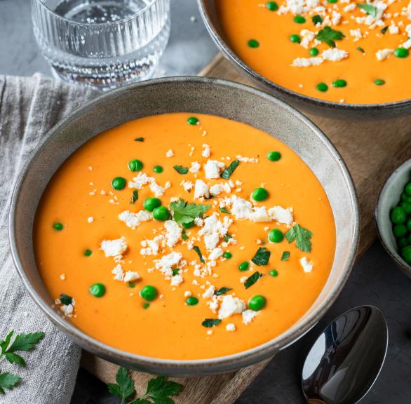 Röstgemüsesuppe Djuvec Style