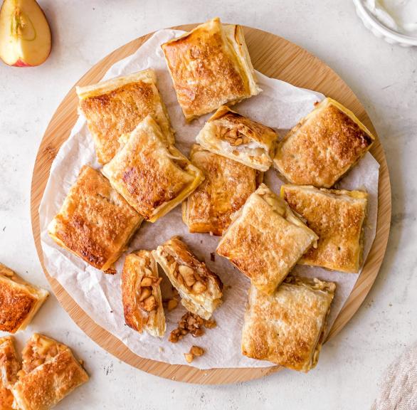 Schnelle Apfel-Quark-Happen