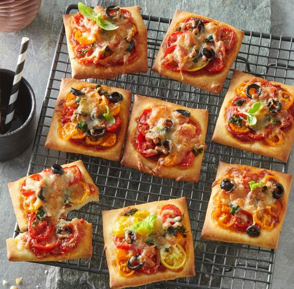 Hausgemachte Mini-Pizzen