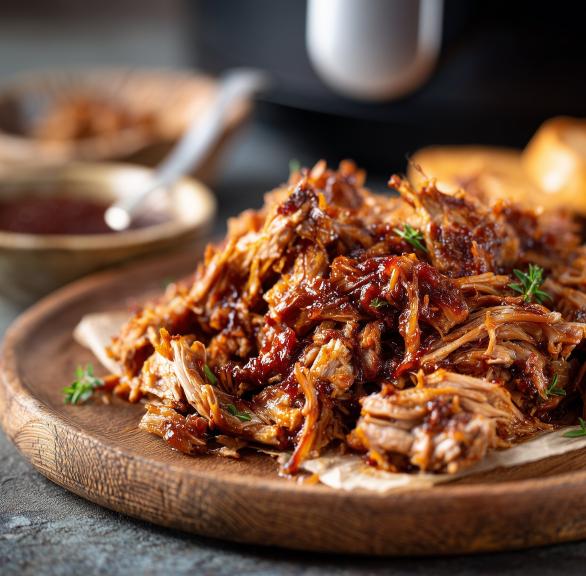 Zartes Pulled Pork in BBQ-Rub