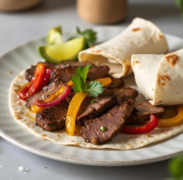 Saftige Steak-Fajitas