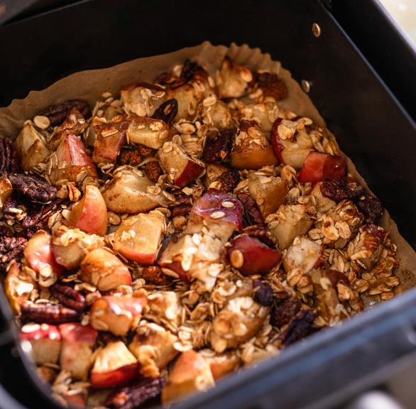 Apfel-Haferflocken-Joghurt