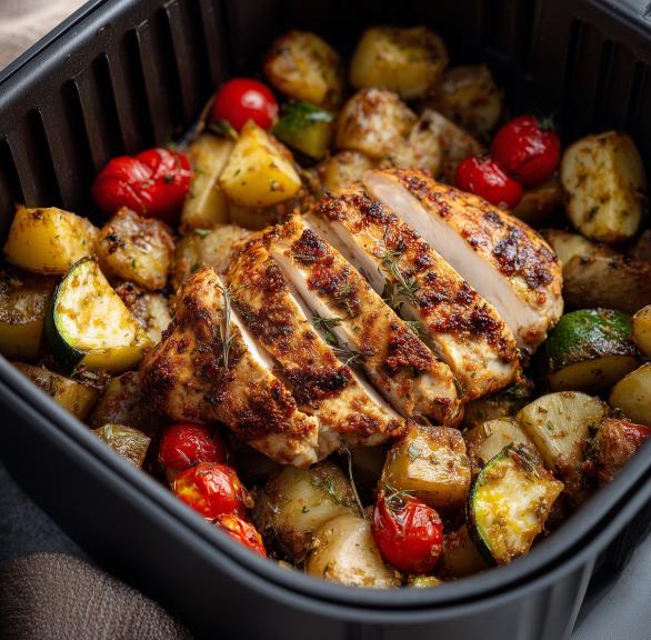 Hähnchen-One-Pot mit Kartoffeln und Gemüse