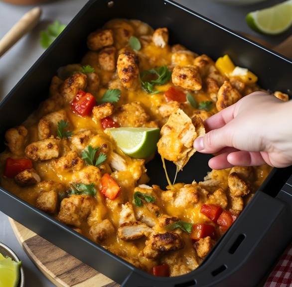 Hähnchen Mexicana mit Nachos