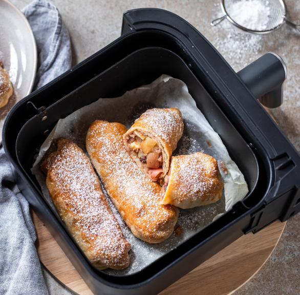 Mini-Apfelstrudel mit Blätterteig