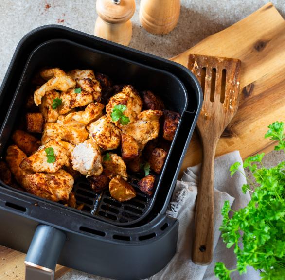 Saftiges Hähnchen mit Kartoffeln