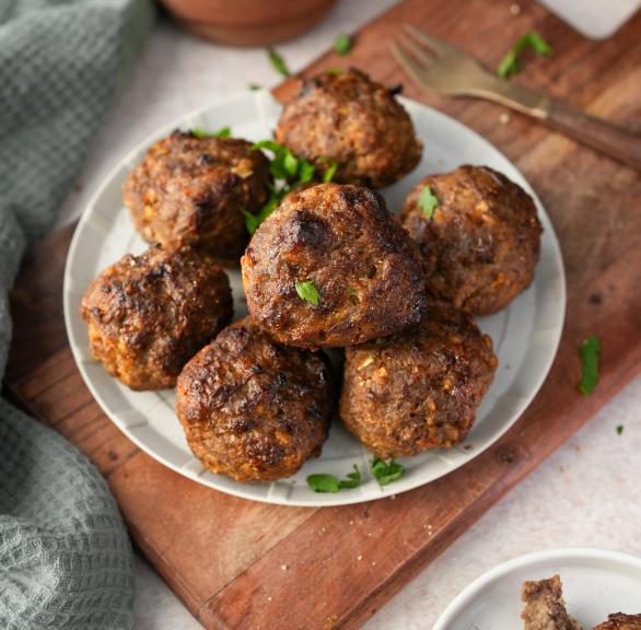 Frikadellen mit Zwiebelsuppen-Fix