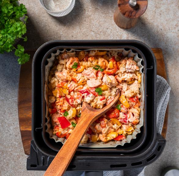 5-Zutaten-Lachs mit Senf-Soße