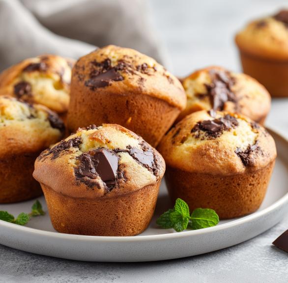 Schnelle Muffins mit Schokostückchen