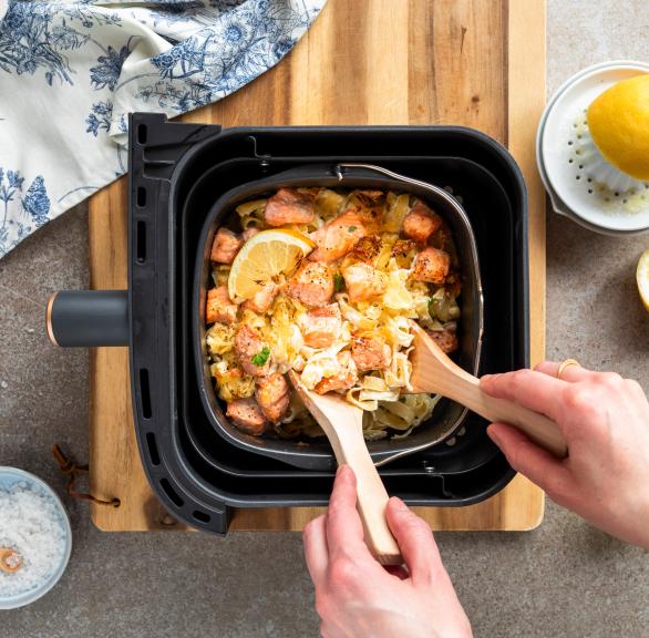 Zitronen-Lachs-Pasta