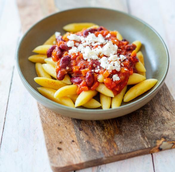 15 Minuten-Chili-Schupfnudeln