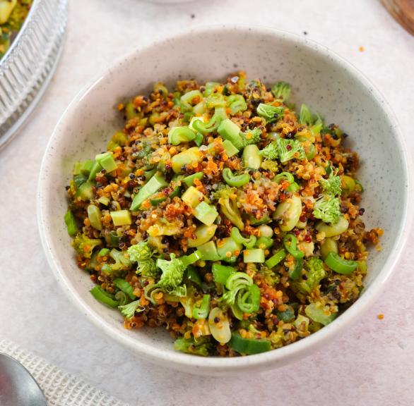 Crispy Quinoa Salat aus dem Airfryer