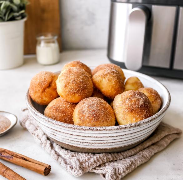 Donut-Bites aus dem Airfryer