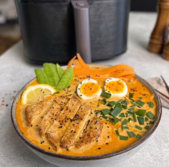 Fried Tofu Ramen Bowl
