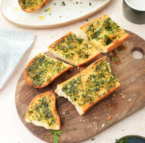 Knoblauchbaguette aus der Heißluftfritteuse