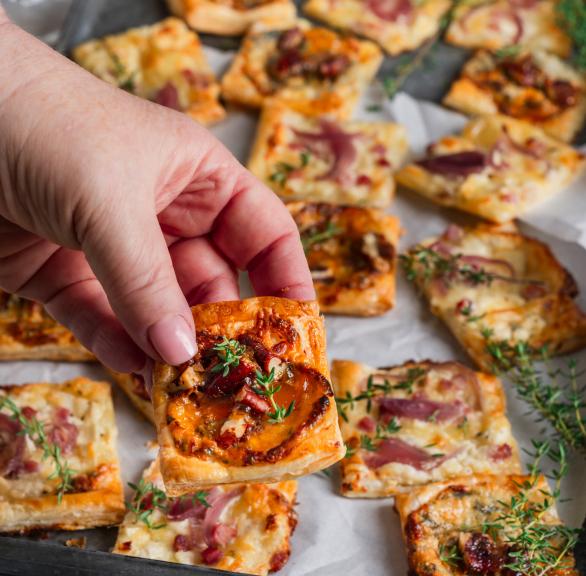 Schnelle Blätterteig-Fingerfood-Bites