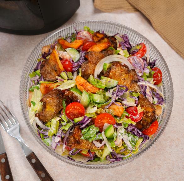 Crispy Kartoffel Döner Salat